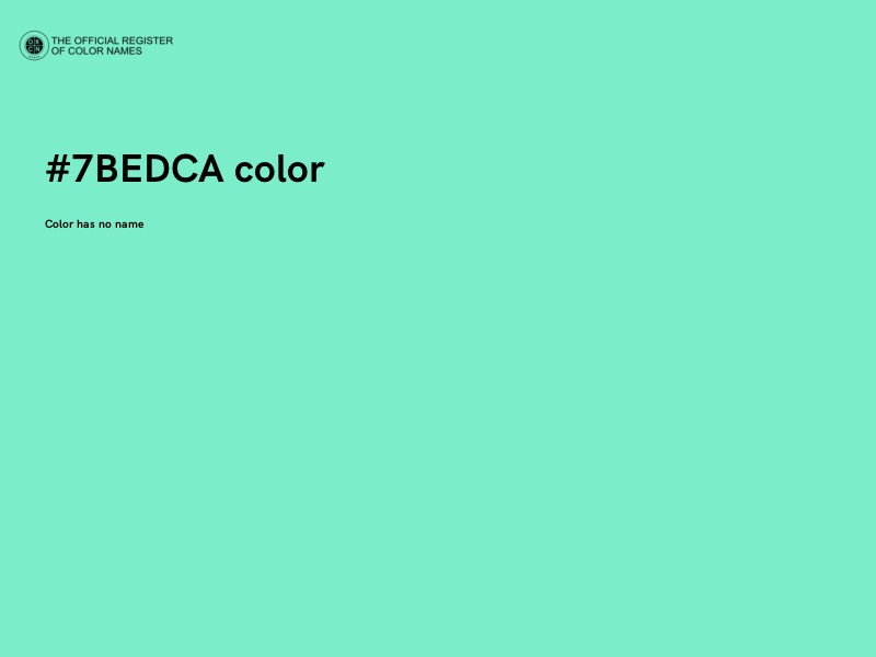 #7BEDCA color image