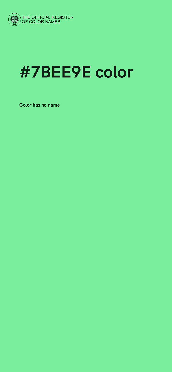 #7BEE9E color image