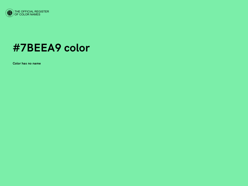 #7BEEA9 color image