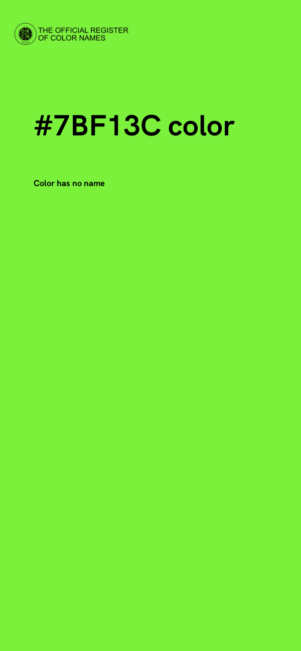 #7BF13C color image