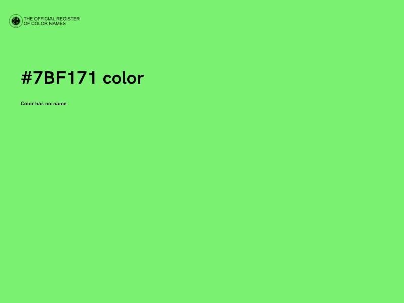#7BF171 color image
