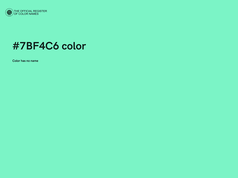 #7BF4C6 color image