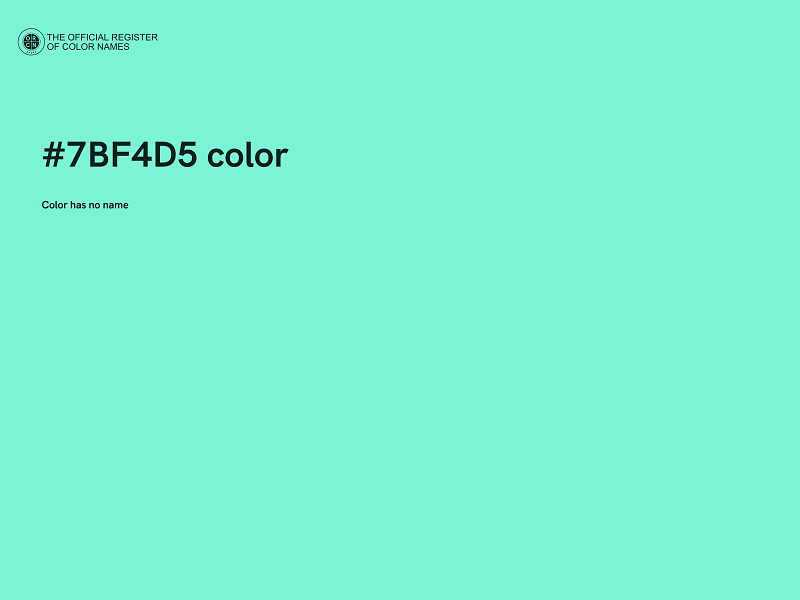 #7BF4D5 color image