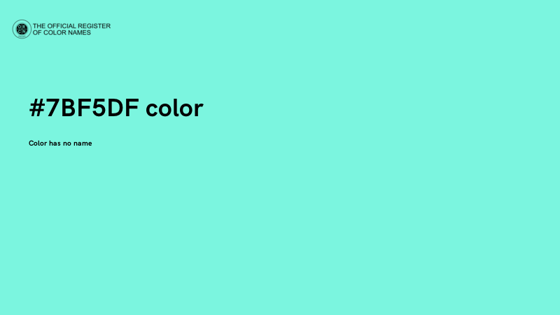 #7BF5DF color image