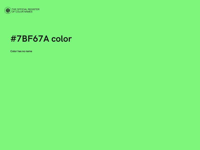 #7BF67A color image