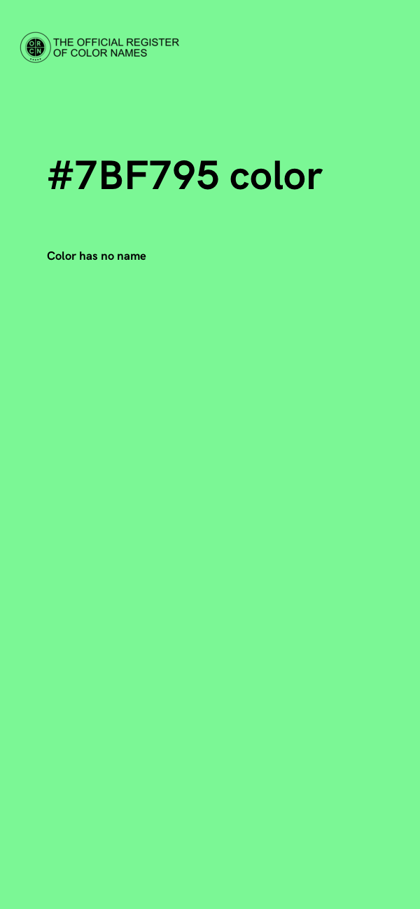 #7BF795 color image