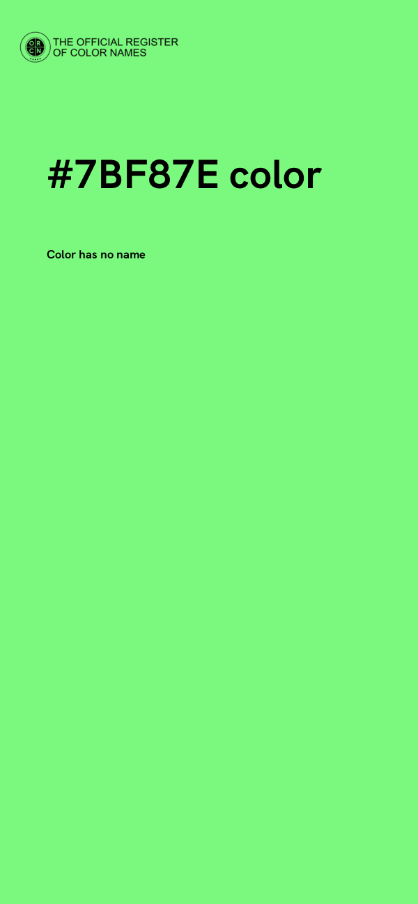 #7BF87E color image