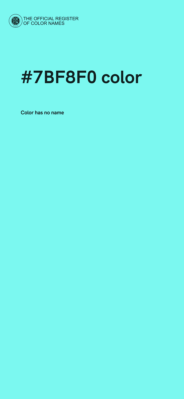 #7BF8F0 color image