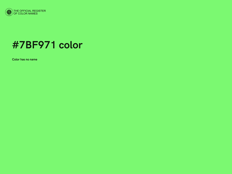 #7BF971 color image