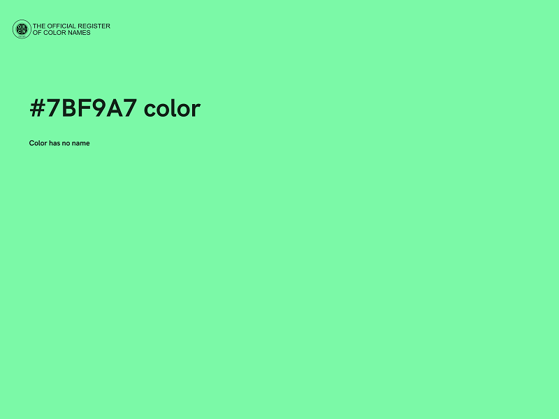 #7BF9A7 color image