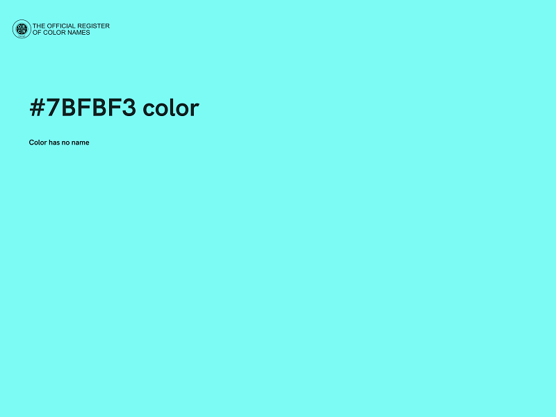 #7BFBF3 color image