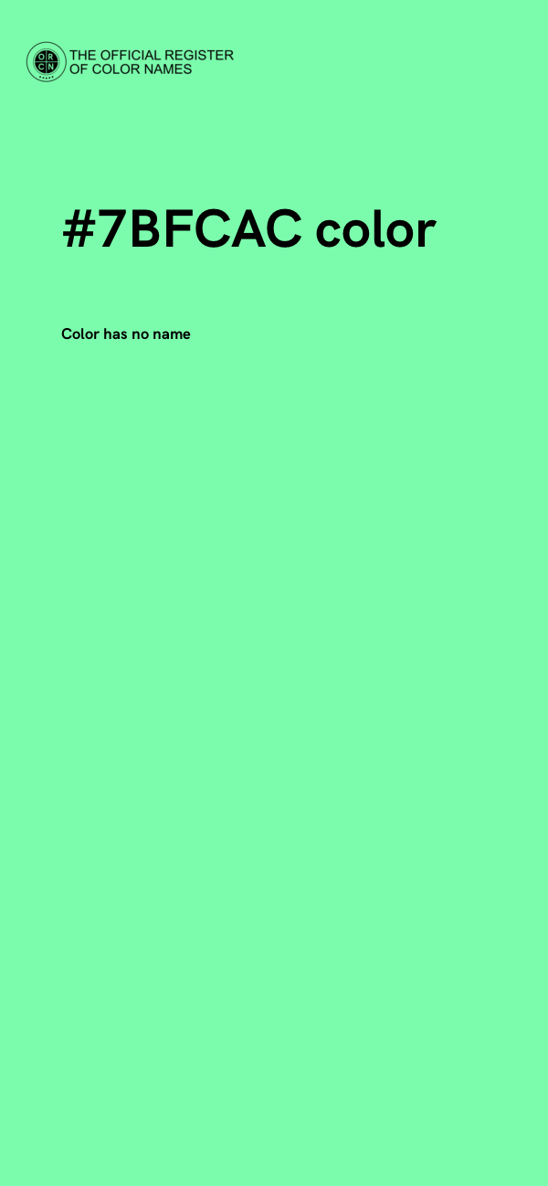 #7BFCAC color image