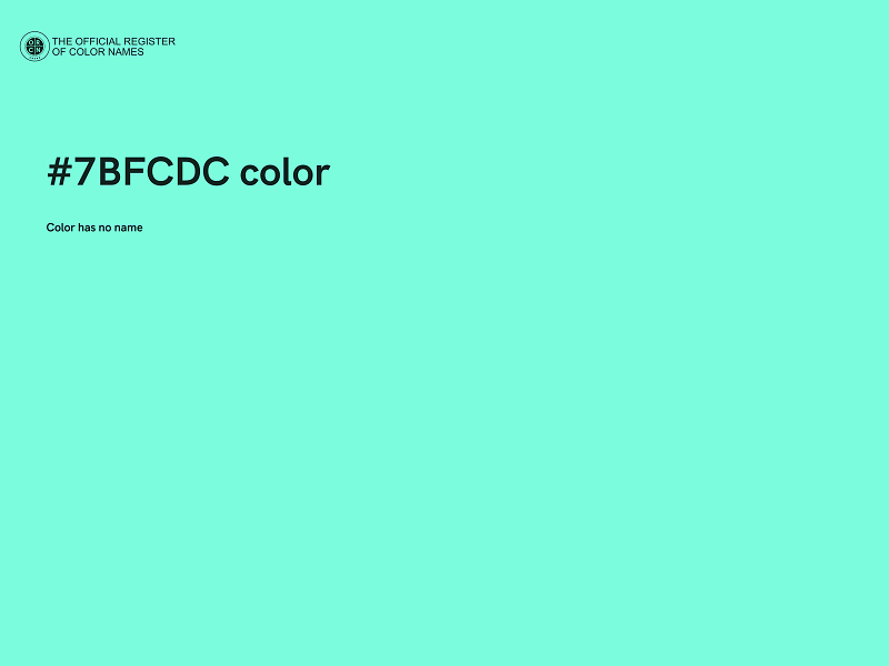 #7BFCDC color image