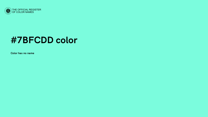#7BFCDD color image