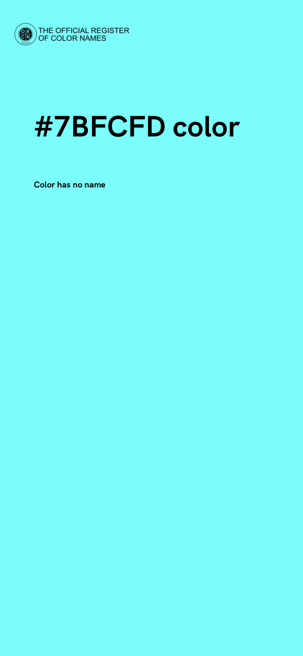 #7BFCFD color image