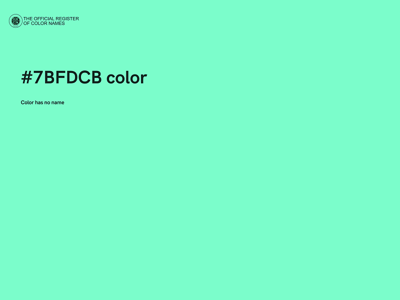 #7BFDCB color image