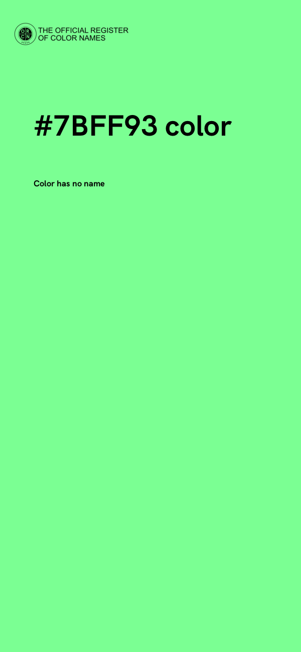 #7BFF93 color image