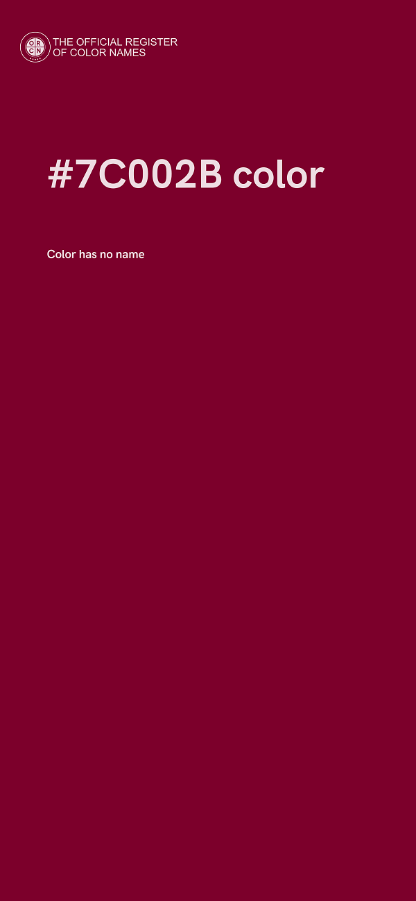 #7C002B color image