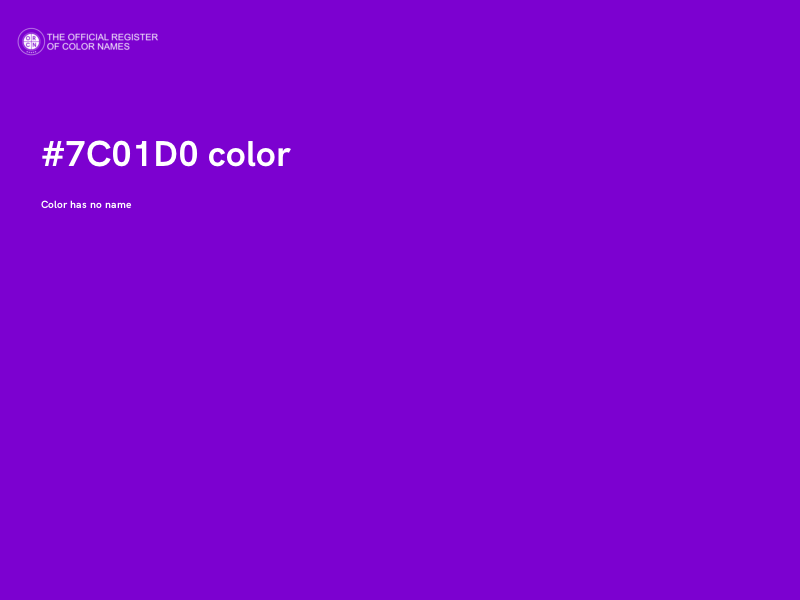 #7C01D0 color image