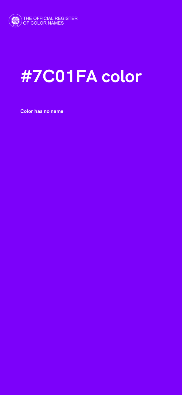 #7C01FA color image
