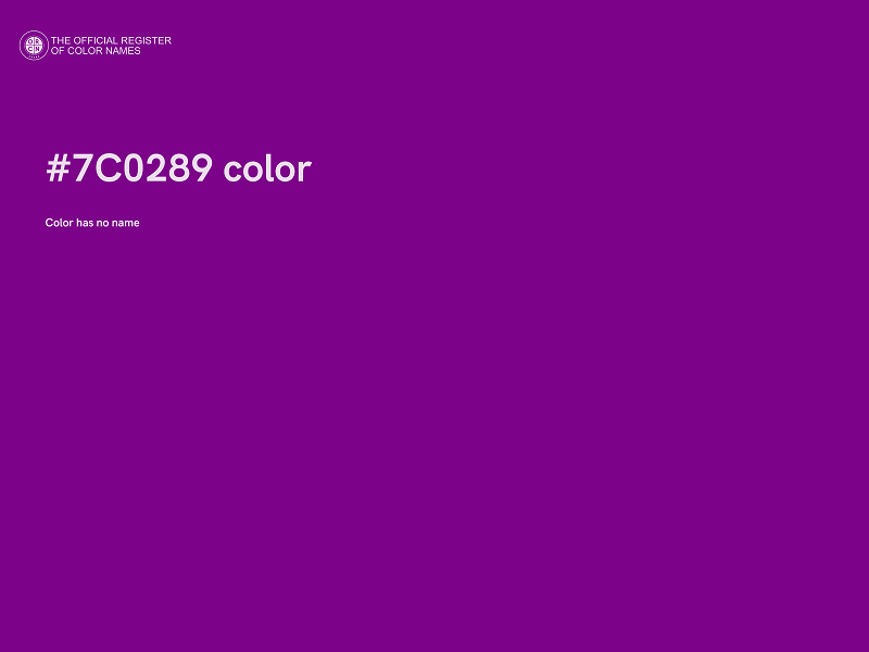 #7C0289 color image