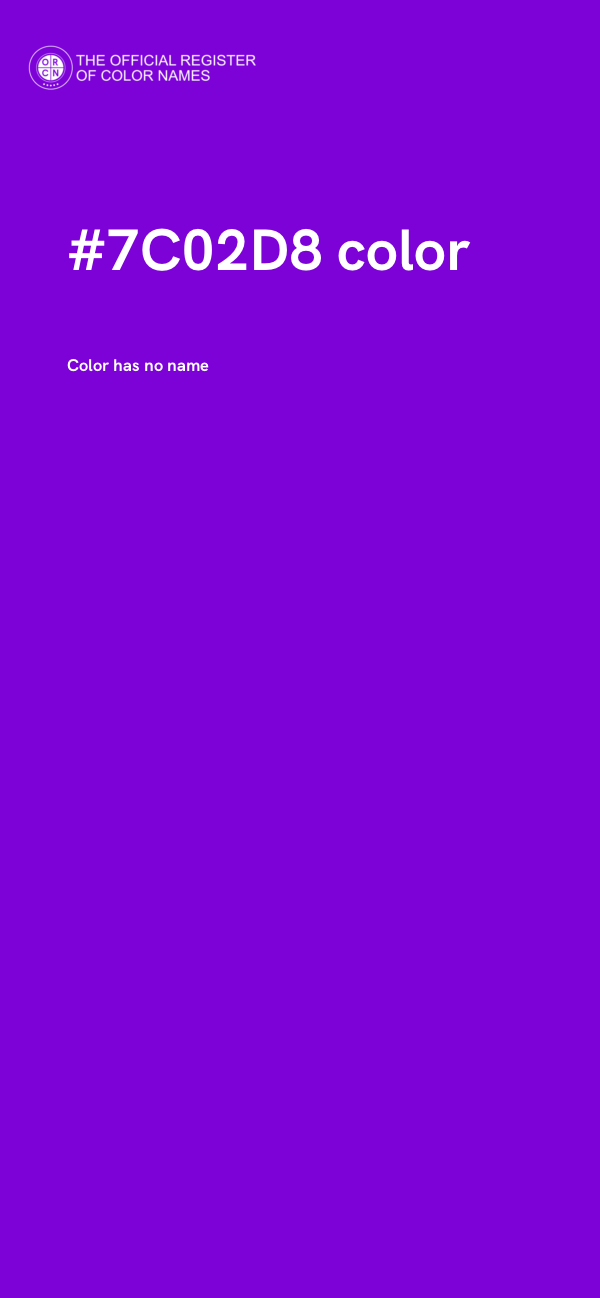 #7C02D8 color image
