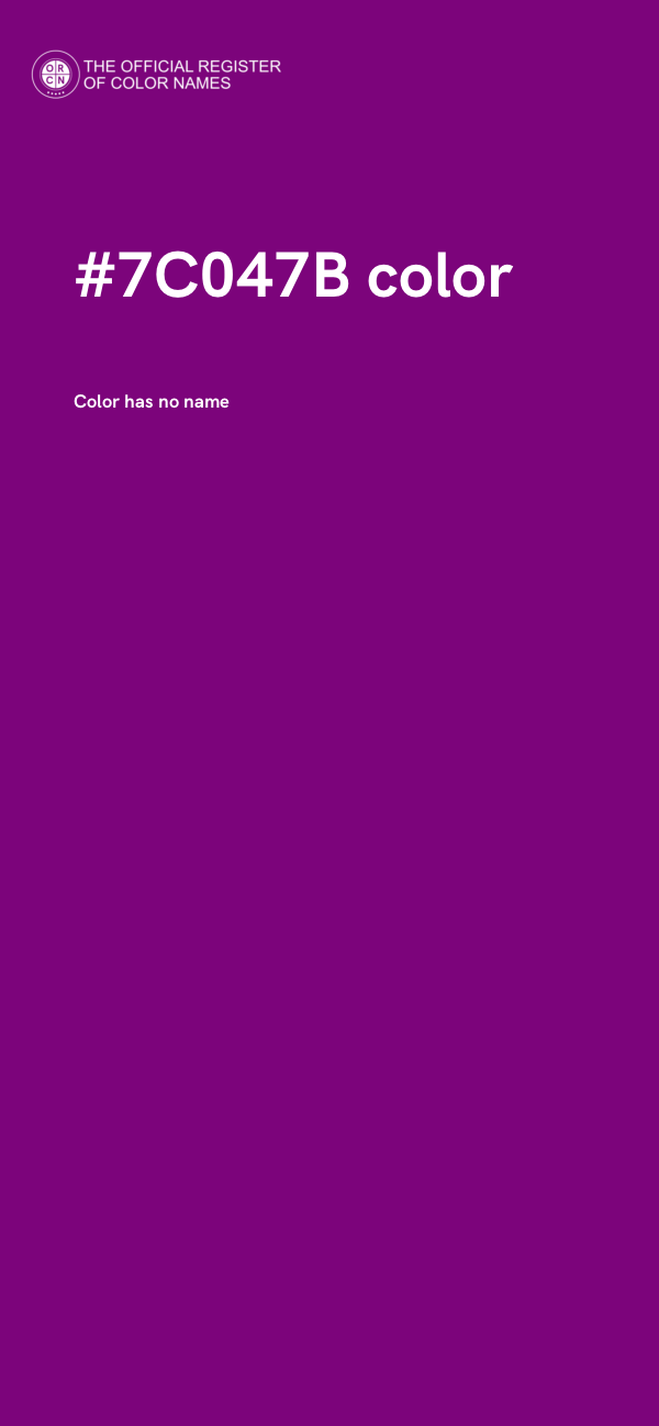#7C047B color image