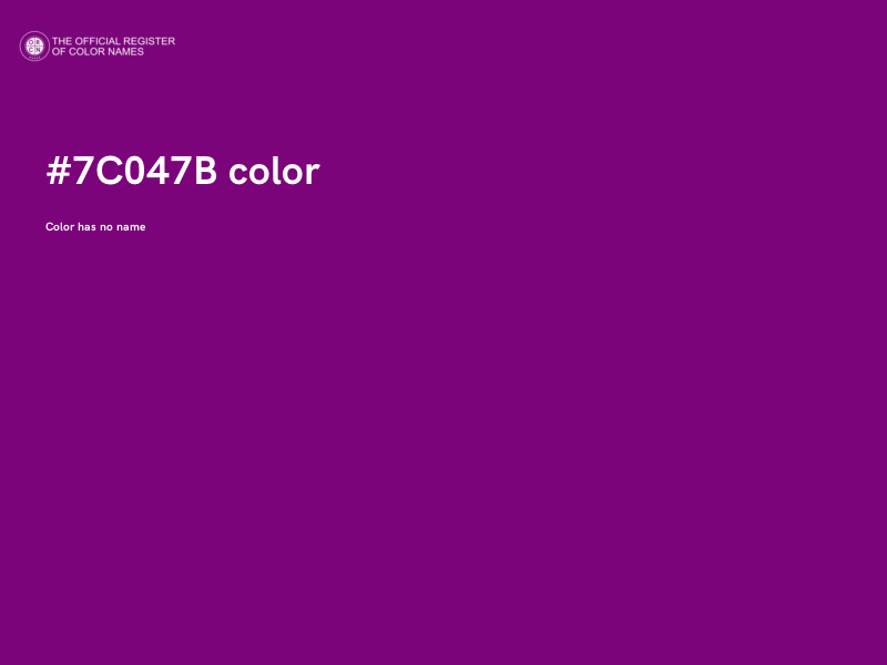 #7C047B color image