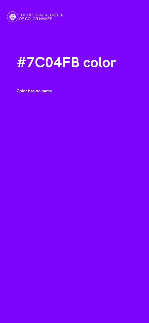 #7C04FB color image