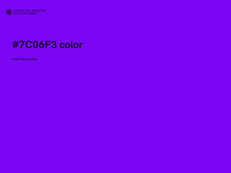 #7C06F3 color image