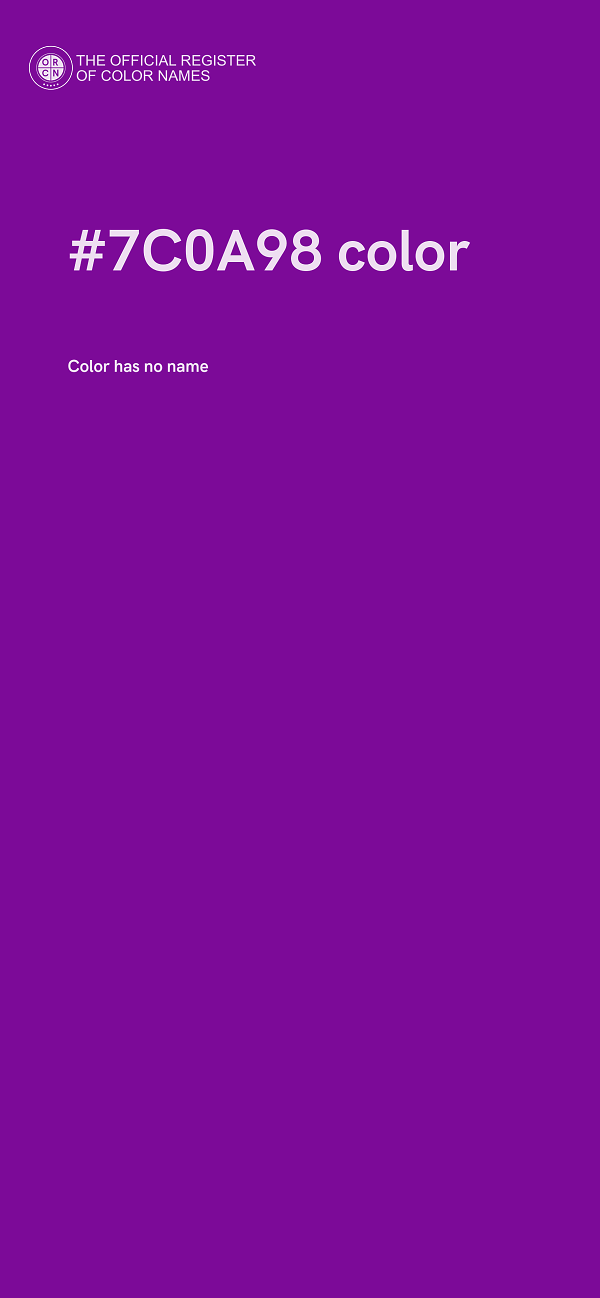 #7C0A98 color image