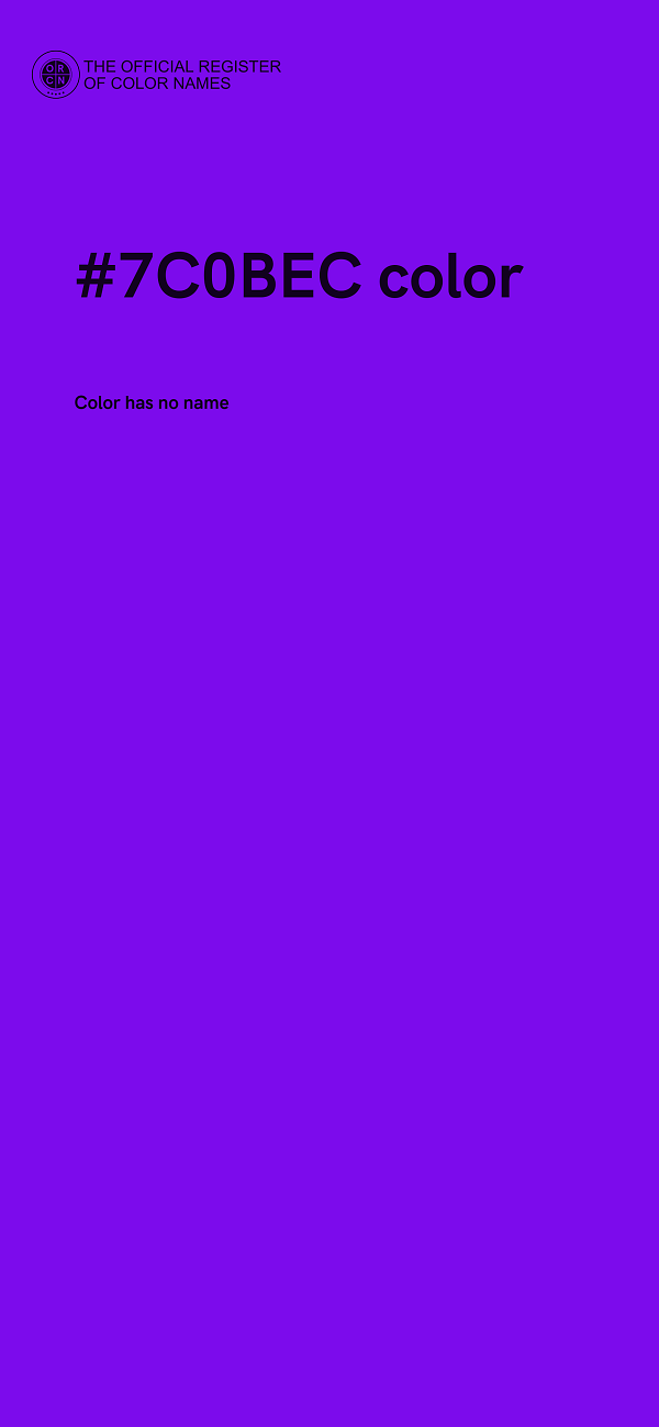 #7C0BEC color image