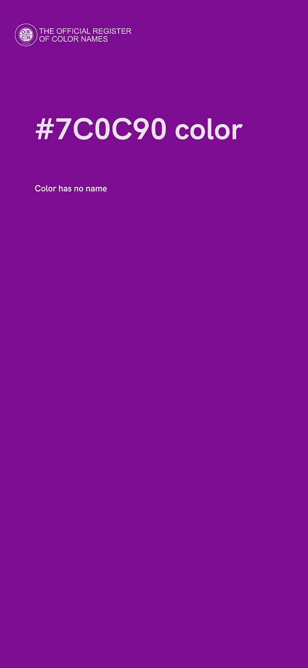 #7C0C90 color image