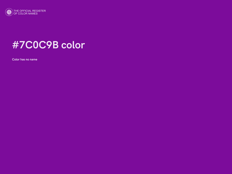 #7C0C9B color image