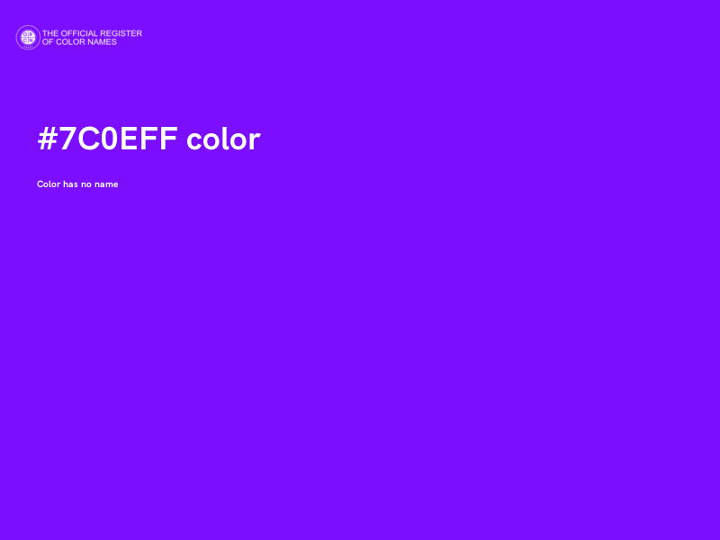 #7C0EFF color image