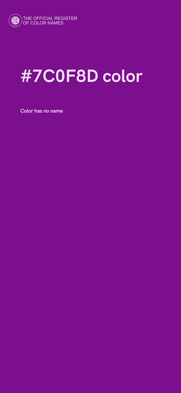 #7C0F8D color image