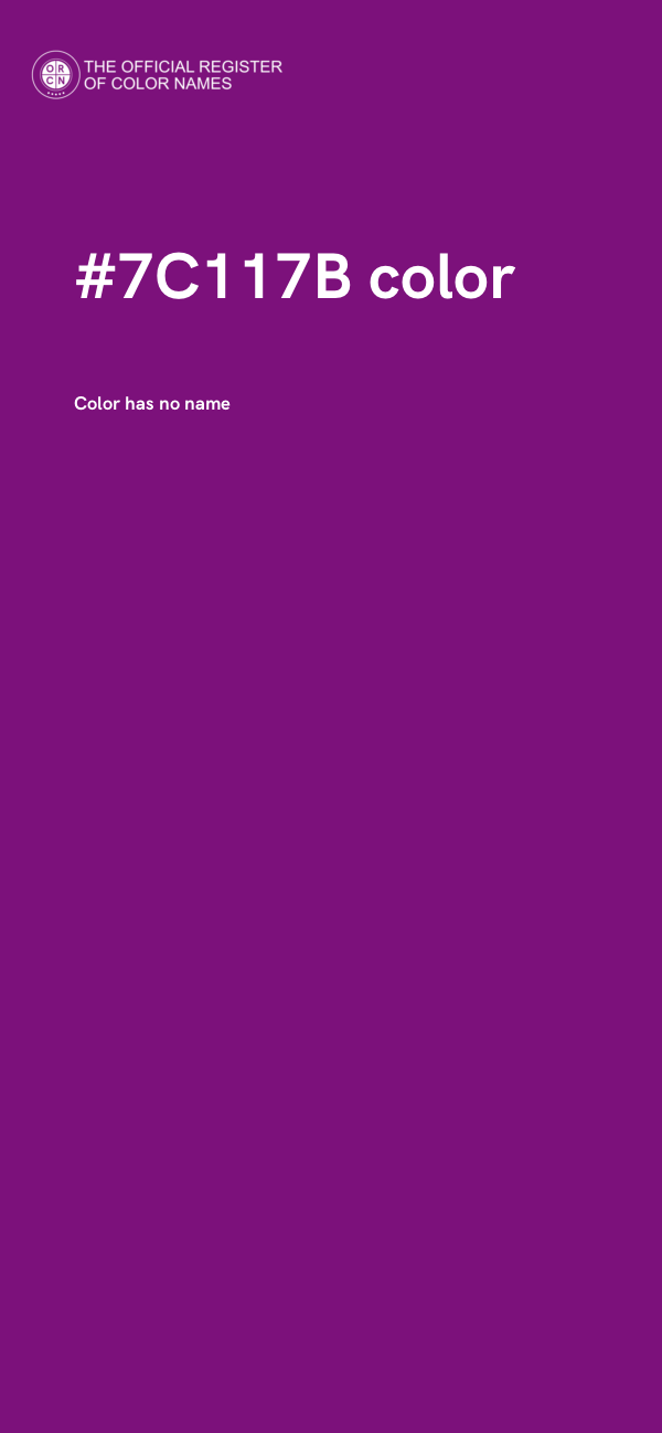 #7C117B color image