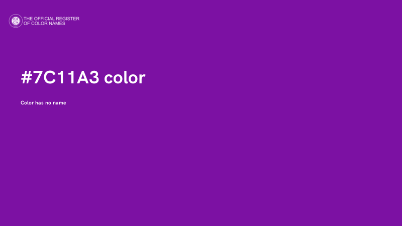 #7C11A3 color image