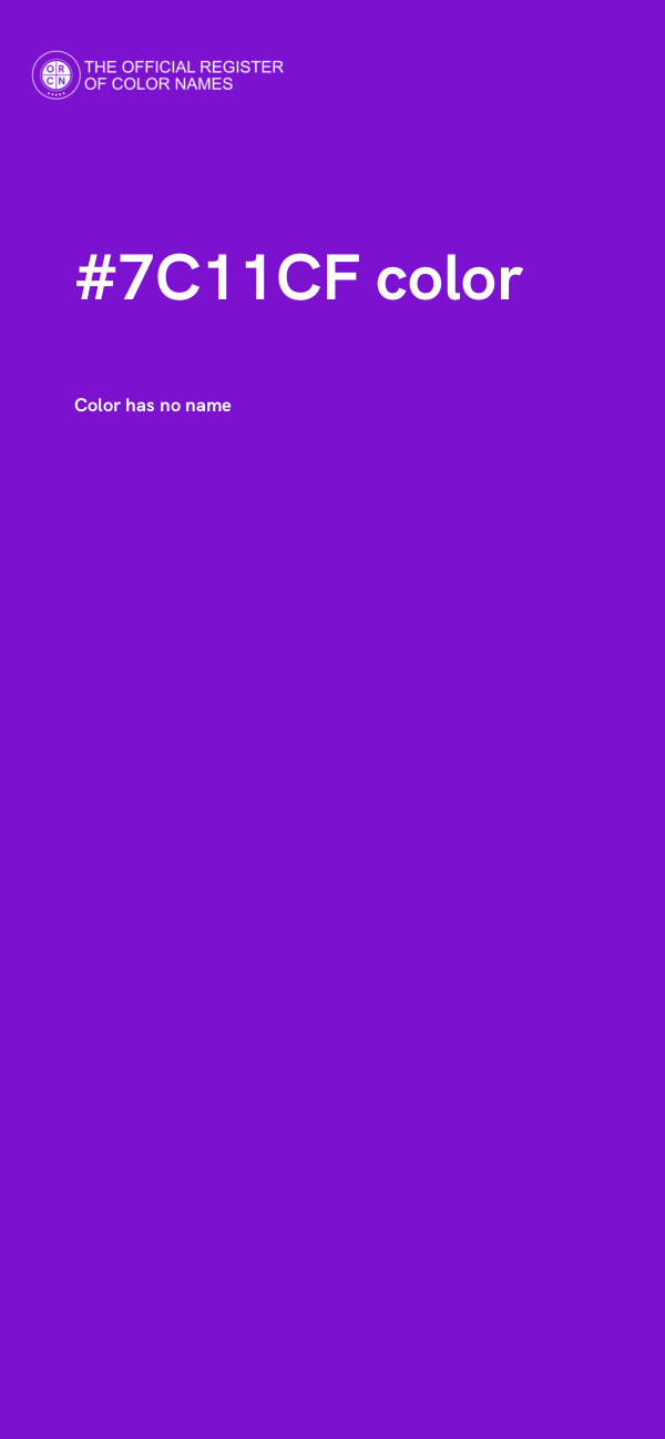 #7C11CF color image