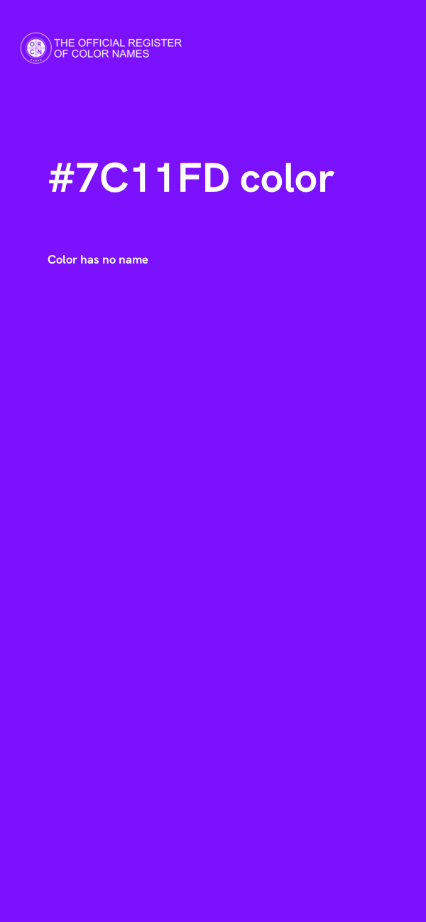 #7C11FD color image