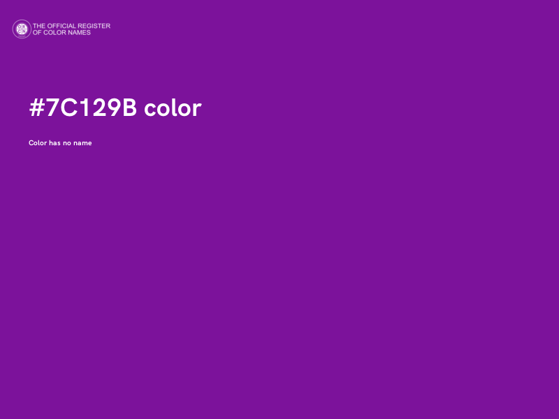 #7C129B color image