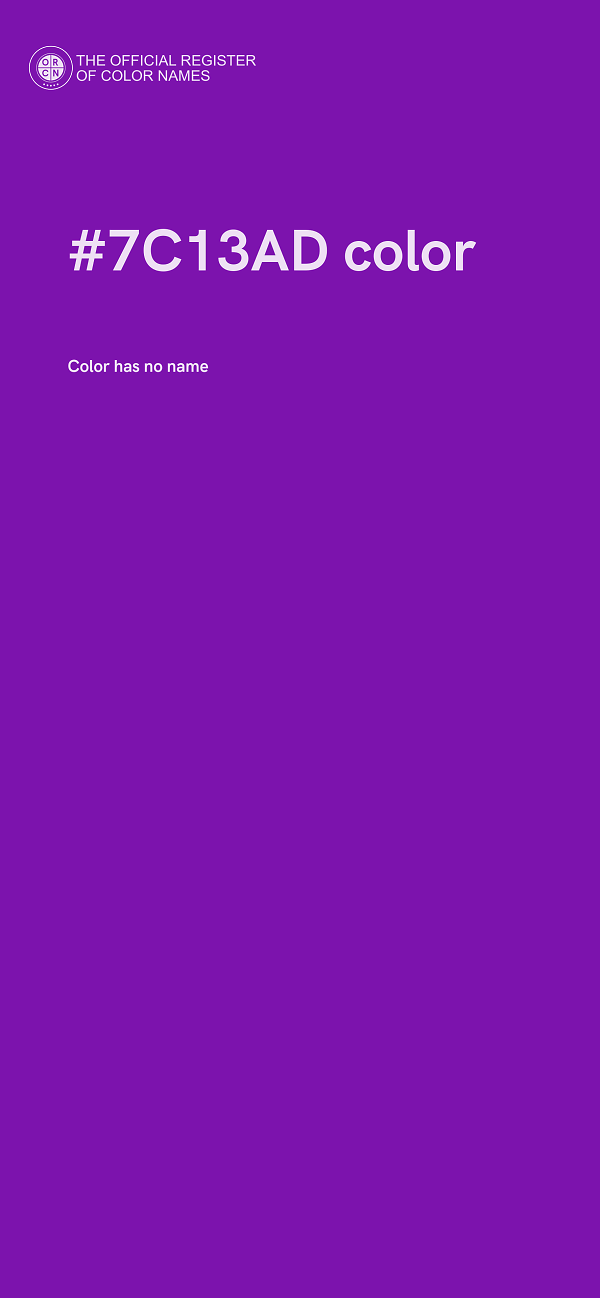 #7C13AD color image
