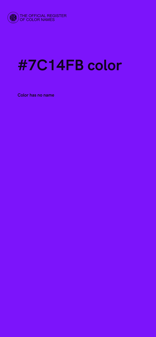 #7C14FB color image