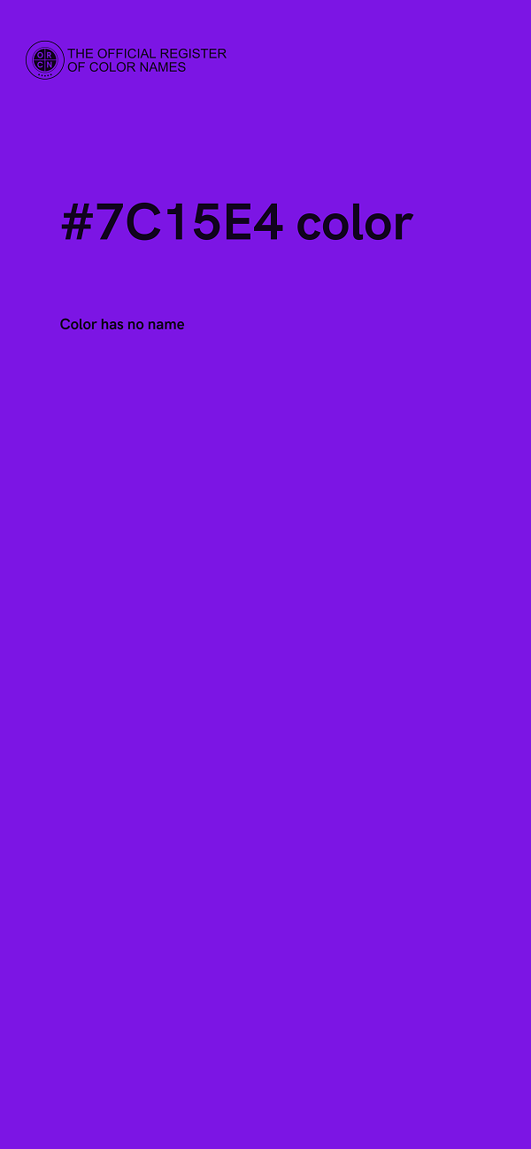 #7C15E4 color image