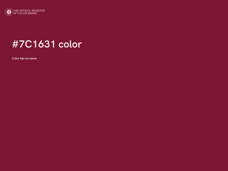 #7C1631 color image