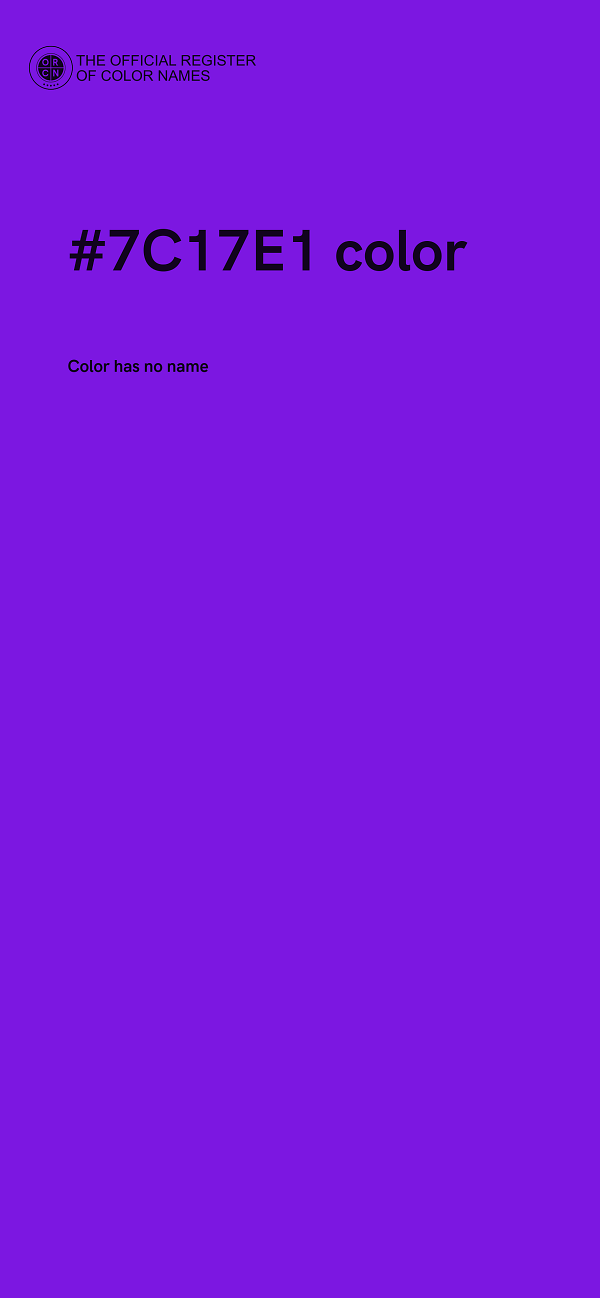#7C17E1 color image