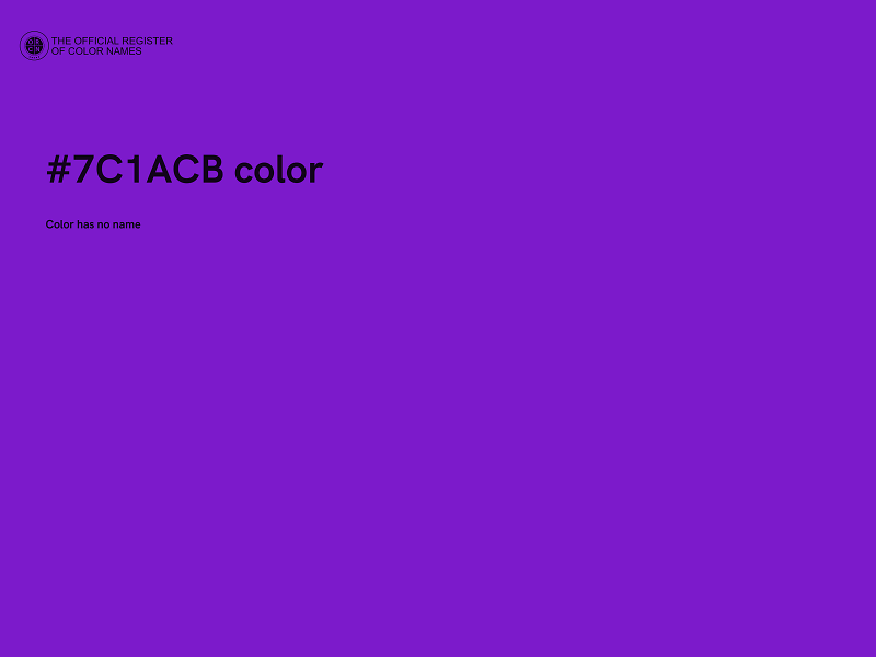 #7C1ACB color image