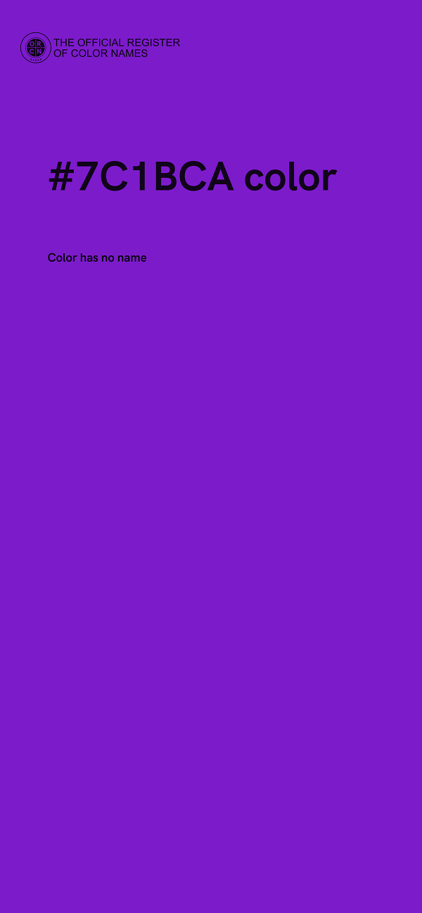 #7C1BCA color image