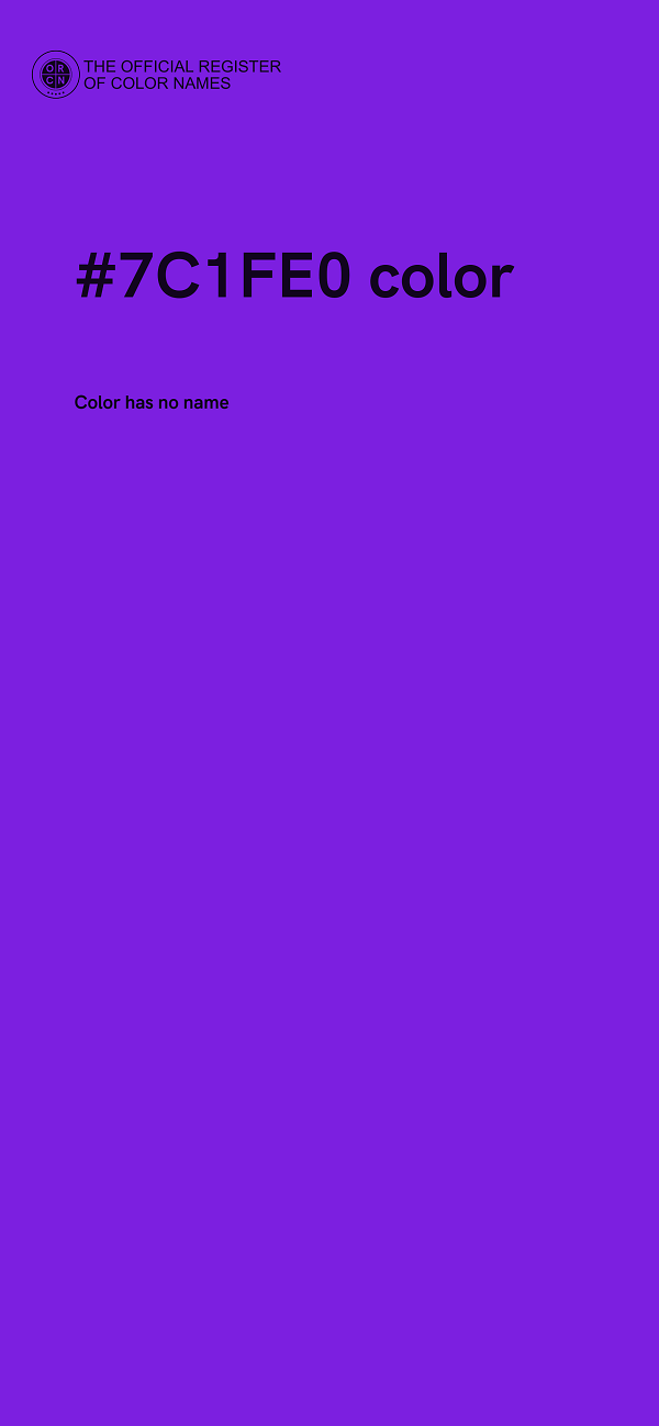 #7C1FE0 color image