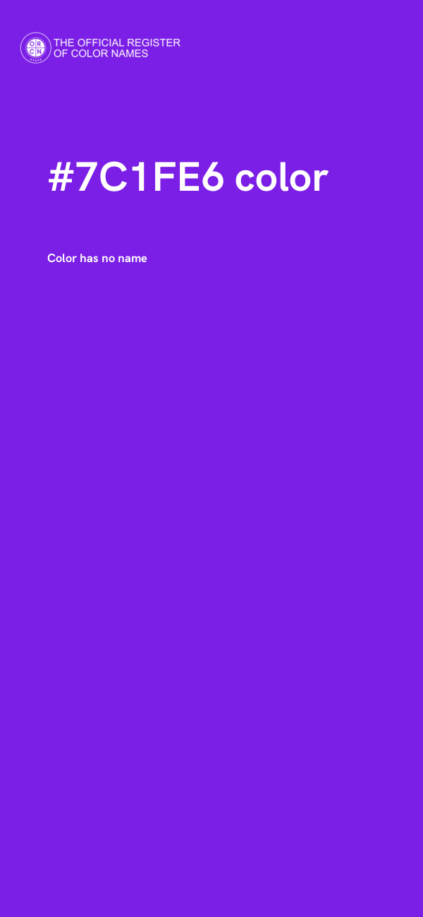 #7C1FE6 color image